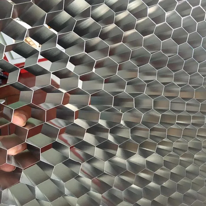 Hluav Taws Xob Txheej 3003/5052 Alloy Txhuas Honeycomb Cores